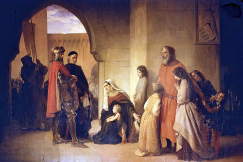 06 - Hayez, Alberico da Romano si dà prigioniero
